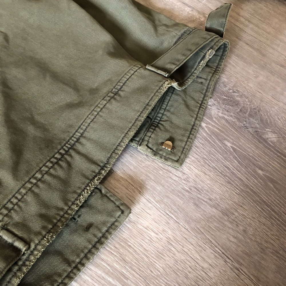 Evereve Peyton Jensen Cadet Jacket in Army Green Women's Small $138 - Picture 8 of 14